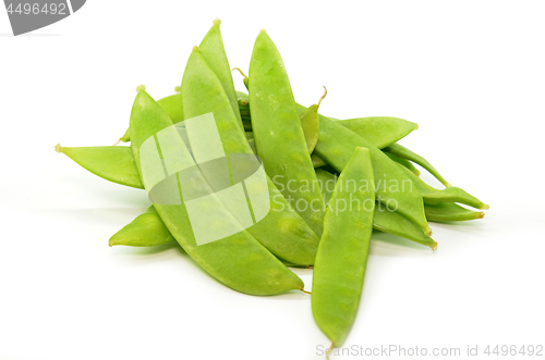 Image of Pile of fresh snap peas