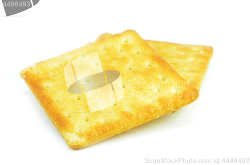 Image of Fresh crackers biscuit isolated