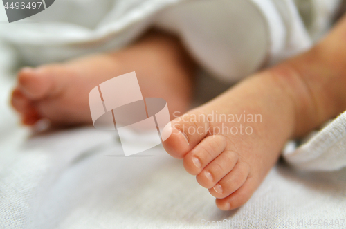 Image of Cute baby feet