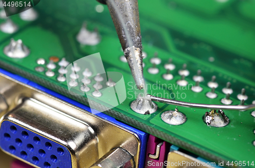Image of Installation and soldering of electronic components