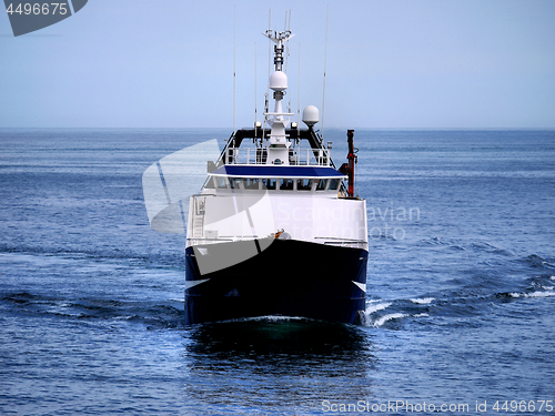 Image of Fishing Trawler Ahead.