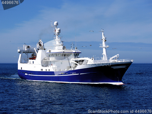 Image of Fishing Boat at Sea.