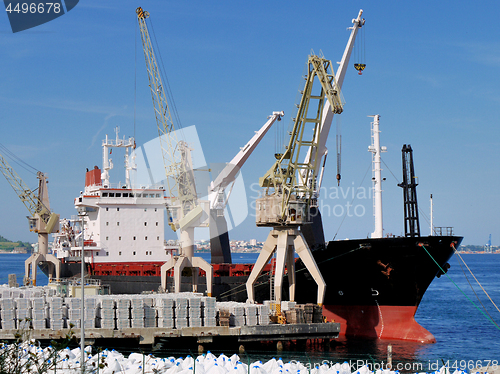 Image of Cargo Ship Loading.