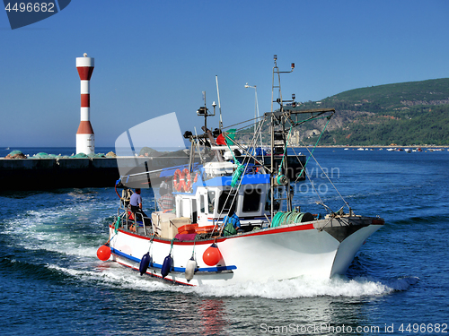 Image of Small Portuguese Fshing Boat.