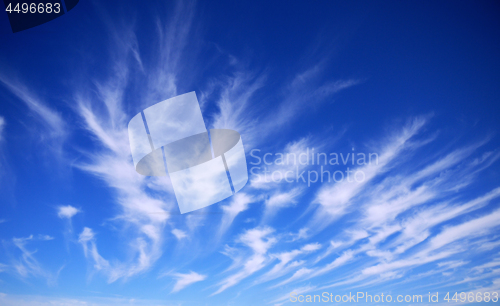 Image of Cirrus Cloud Formation.