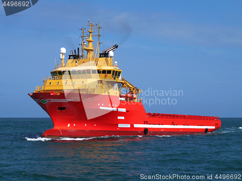 Image of Supply Ship at Sea.