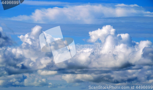 Image of Cloud Covered Sky Scene.