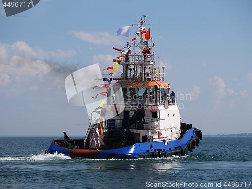 Image of Harbour Tugboat Maneuvering.