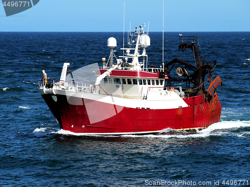 Image of Fishing Boat at Sea.