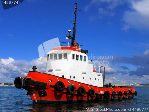 Image of Tug at Anchor.