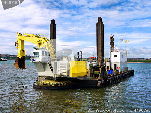 Image of Port Construction Dredger.