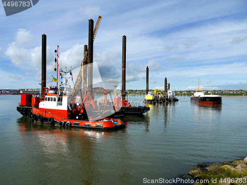 Image of Harbour Construction Vessels.