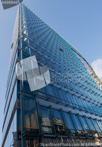 Image of glass office building in the Brussels