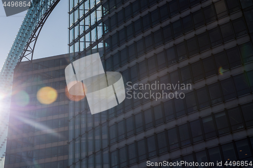 Image of glass office building in the Brussels