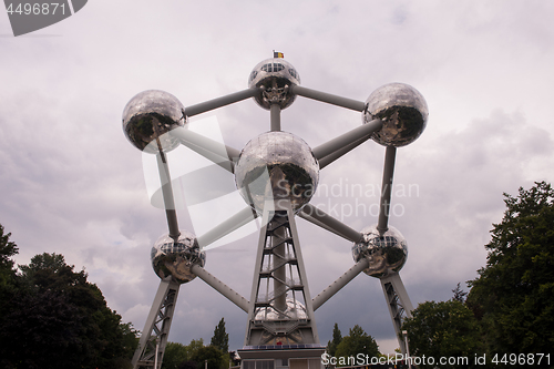 Image of photo of atomium building in Brussels