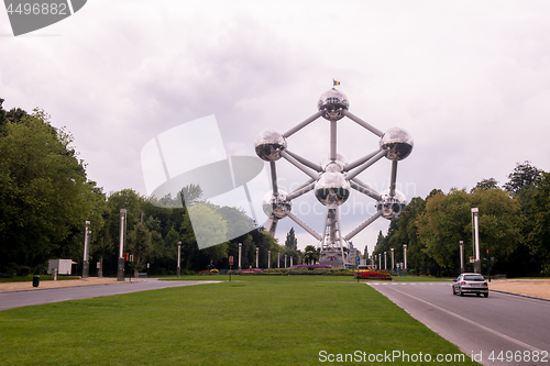 Image of photo of atomium building in Brussels