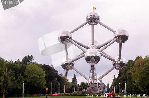 Image of photo of atomium building in Brussels