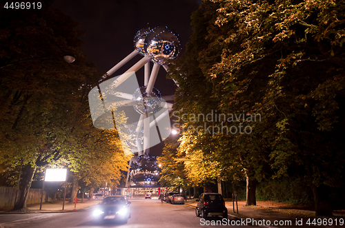 Image of Atomium building in Brussels