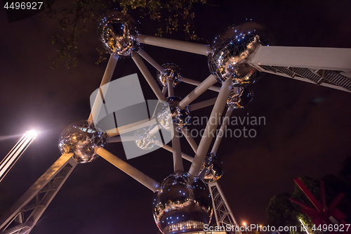 Image of Atomium building in Brussels