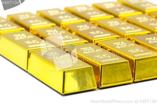 Image of Golden bars as a background Financial concepts