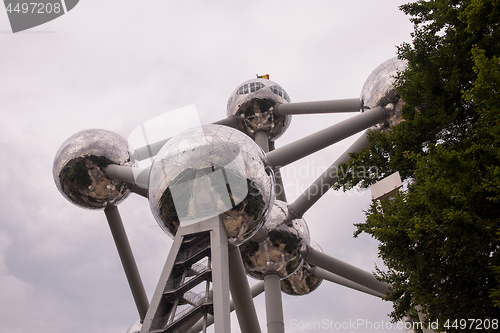 Image of photo of atomium building in Brussels