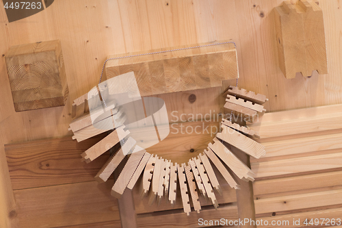 Image of samples of wooden furniture