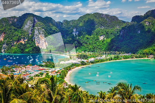 Image of Green tropical island 