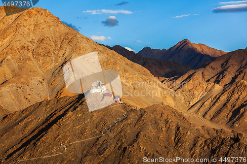 Image of Tsemo Victory Fort, Namgyal Tsemo Gompa. Leh, Ladakh, Jammu an