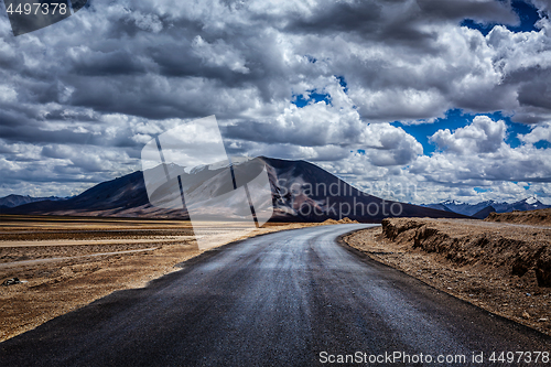 Image of Manali-Leh highway. Ladakh, India