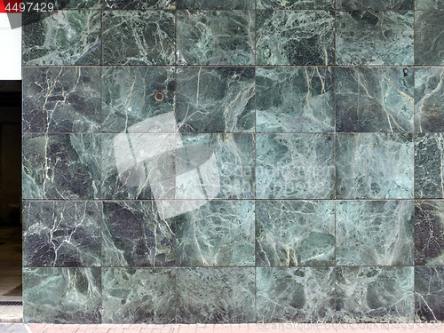 Image of Green Marble Wall