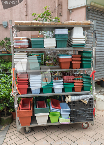 Image of Flower Pots Shelf