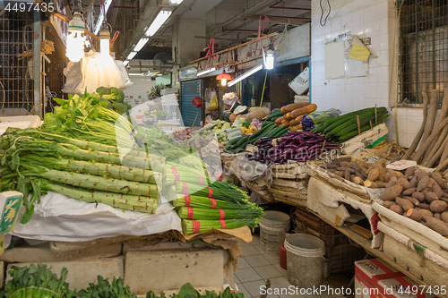 Image of Vegetables Market Interior