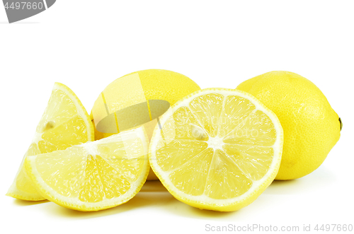 Image of Group of lemon fruits