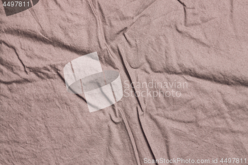 Image of Texture of crumpled bed linen