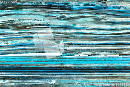 Image of Old wooden blue door grunge texture