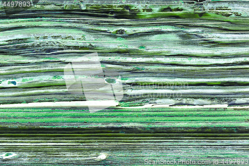 Image of Old wooden green door grunge texture 