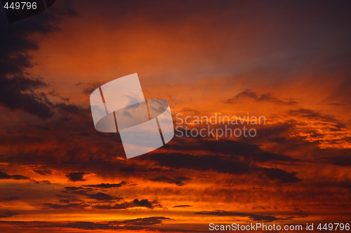 Image of Clouds and rays