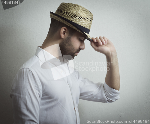 Image of Man with Hat