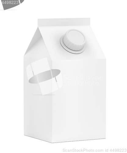 Image of Blank packaging for milk