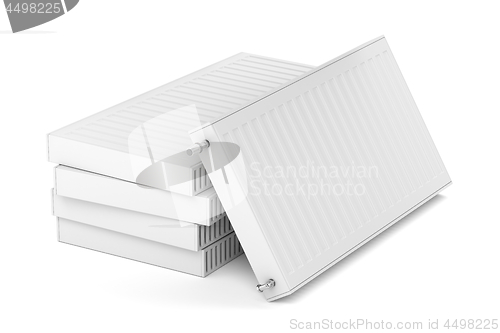 Image of Group of heating radiators