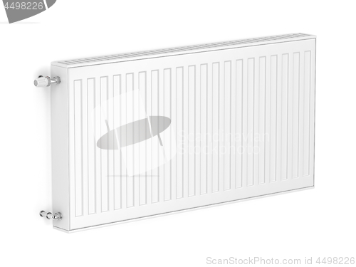 Image of White heating radiator