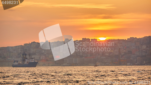 Image of Besiktas coastline, the European side of Istanbul.