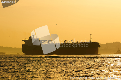 Image of Logistics and transportation of International Container Cargo ship. Freight Transportation, Shipping.