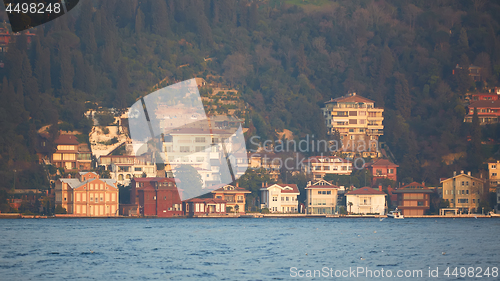 Image of Uskudar coast Istanbul. Asian coast of Istanbul