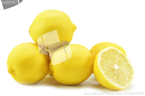 Image of Group of lemon fruits