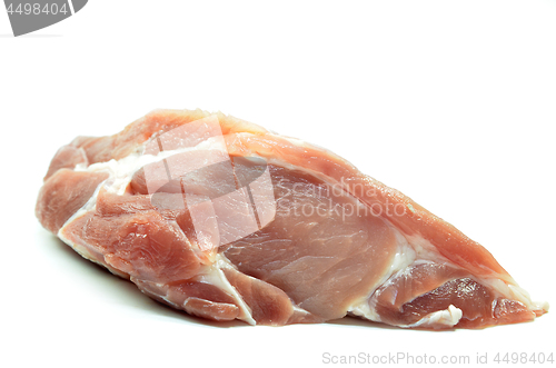 Image of Sliced of raw pork