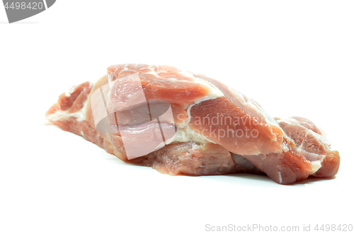 Image of Sliced of raw pork