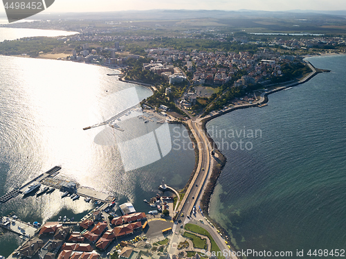 Image of General aerial view of Nessebar, ancient city on the Black Sea coast of Bulgaria