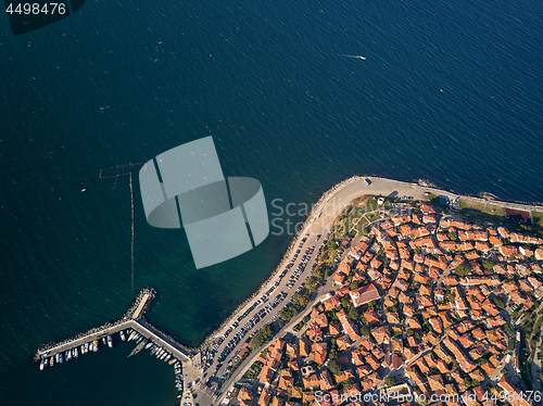 Image of General aerial view of Nessebar, ancient city on the Black Sea coast of Bulgaria