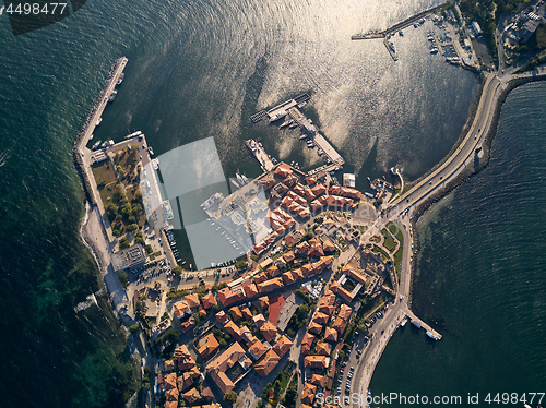 Image of General aerial view of Nessebar, ancient city on the Black Sea coast of Bulgaria